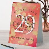 Plaque De Table Élégant 29e anniversaire du Mariage Garnet (En SItu (Tableau))