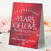 Plaque De Table Élégant 42e anniversaire du Mariage Jasper (In SItu (Mariage))