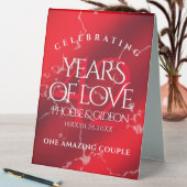 Plaque De Table Élégant 42e anniversaire du Mariage Jasper (En SItu (Tableau))