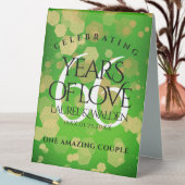 Plaque De Table Élégant 66ème anniversaire de Mariage Titanite (En SItu (Tableau))