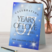 Plaque De Table Élégant 67e anniversaire Mariage de Star Sapphire (En SItu (Tableau))