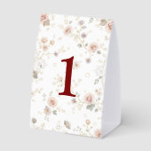 Plaque De Table Elegant and customizable table numbers (Verso)