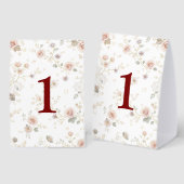 Plaque De Table Elegant and customizable table numbers (Recto/verso)