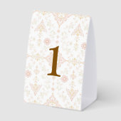 Plaque De Table Elegant and customizable table numbers (Verso)