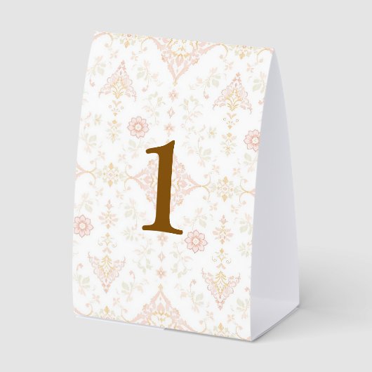 Plaque De Table Elegant and customizable table numbers (Recto)