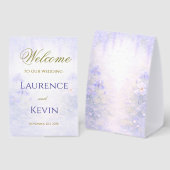 Plaque De Table Elegant Botanical Wedding  (Recto/verso)