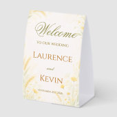 Plaque De Table Elegant Botanical Wedding  (Recto)