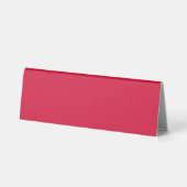 Plaque De Table Élégant Classy Plain Unique Special Crimson Rouge (Verso)
