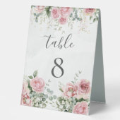 Plaque De Table Elégant Eucalyptus Feuille Mariage or vert (Recto)