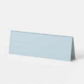 Plaque De Table Elegant Logo Employee Name, Profession (Verso)