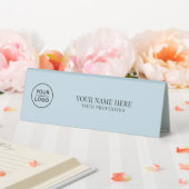 Plaque De Table Elegant Logo Employee Name, Profession (In SItu (Mariage))