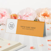 Plaque De Table Elegant Logo Employee Name, Profession (In SItu (Mariage))