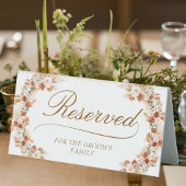 Plaque De Table Élégant Mariage de calligraphie Siège réservé