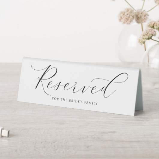 Plaque De Table Elégant Mariage de luxe Réservé (En SItu (Tableau))
