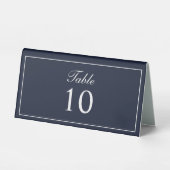 Plaque De Table Élégant Mariage simple (Recto)