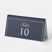 Plaque De Table Élégant Mariage simple (Verso)