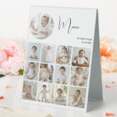 Plaque De Table Élégant Mon Collage de première année Photo person (In SItu (Mariage))