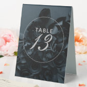 Plaque De Table Élégant nombre de tables noires (In SItu (Mariage))