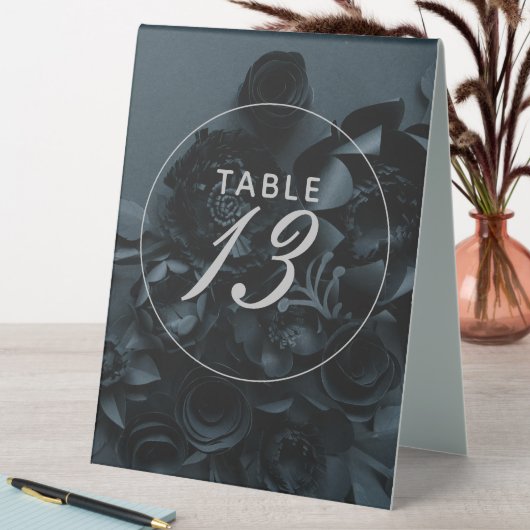 Plaque De Table Élégant nombre de tables noires (En SItu (Tableau))