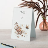 Plaque De Table Élégant panneau de table Mariage d'abeille et de f (En SItu (Tableau))