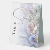 Plaque De Table Elegant Pastel Peonies Floral  (Verso)