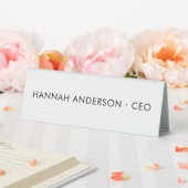 Plaque De Table Élégant PDG Nom de table Signal Personnalisé (In SItu (Mariage))