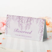 Plaque De Table Elegant Soft Blush Lavender Wedding Reserved (In SItu (Mariage))