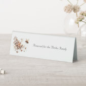 Plaque De Table Élégante abeille et Mariage floral Réservé Panneau (En SItu (Tableau))