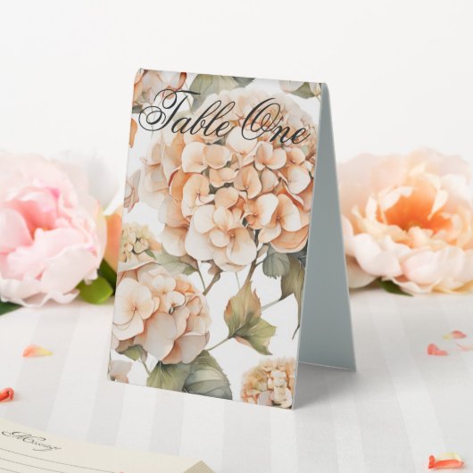 Plaque De Table Elégante aquarelle blanche vert orange boho (In SItu (Mariage))