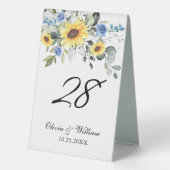 Plaque De Table Elégante aquarelle Eucalyptus Tournesols (Verso)