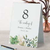 Plaque De Table Élégante feuille botanique (En SItu (Tableau))