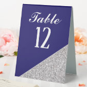 Plaque De Table Elégante parties scintillant moderne en argent sur (In SItu (Mariage))