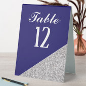 Plaque De Table Elégante parties scintillant moderne en argent sur (En SItu (Tableau))