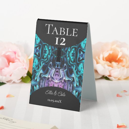 Plaque De Table Enchantement coloré (In SItu (Mariage))