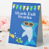 Plaque De Table Enfants requin bleu Fintastic Anniversaire (In SItu (Mariage))