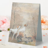 Plaque De Table English Pointer chasse les faisans (In SItu (Mariage))
