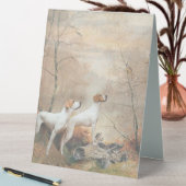 Plaque De Table English Pointer chasse les faisans (En SItu (Tableau))