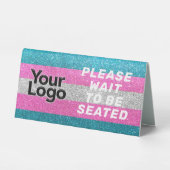 Plaque De Table Enseigne commerciale personnalisée Restaurant Café (Recto)