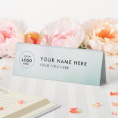 Plaque De Table Enseigne de bureau professionnelle avec logo (In SItu (Mariage))