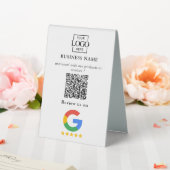 Plaque De Table Enseigne de table Code QR du logo de l'entreprise  (In SItu (Mariage))