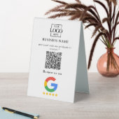 Plaque De Table Enseigne de table Code QR du logo de l'entreprise  (En SItu (Tableau))