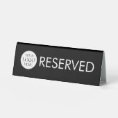 Plaque De Table Enseigne de table réservée pour restaurant et café (Recto)