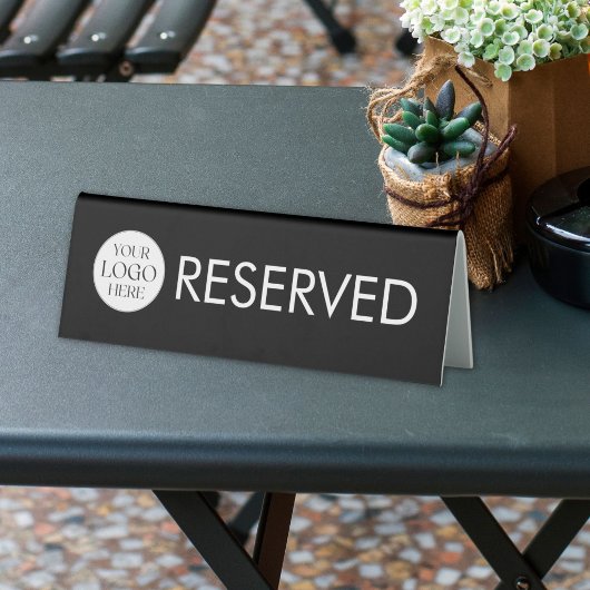 Plaque De Table Enseigne de table réservée pour restaurant et café