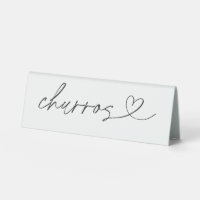 Enseigne en acrylique pour churros pour mariage