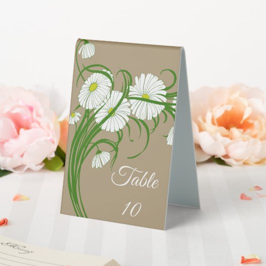 Plaque De Table Ensemble de mariage Fleurs de Marguerite de Gerber (In SItu (Mariage))