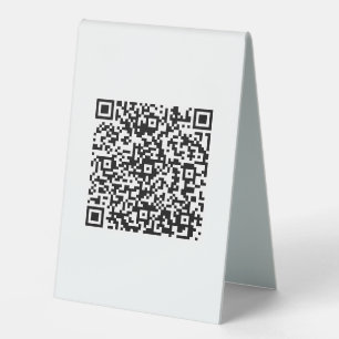Plaque De Table Entreprise de code QR personnalisé