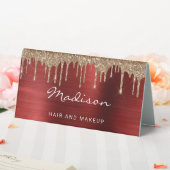 Plaque De Table Entreprise moderne Red Gold Driving (In SItu (Mariage))