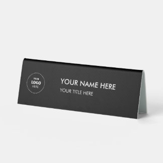 Plaque De Table essional business logo Desk Nameplate Table