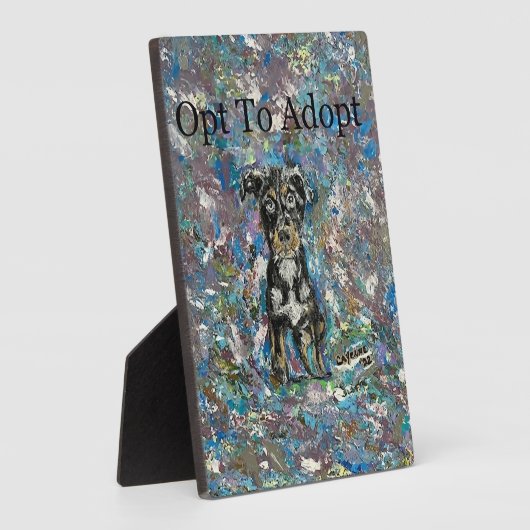 Plaque de table et Easel (Côté)