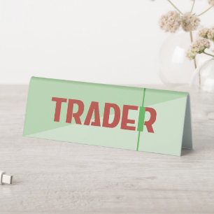 Plaque De Table État d'esprit du trader – Trading axé sur la disci